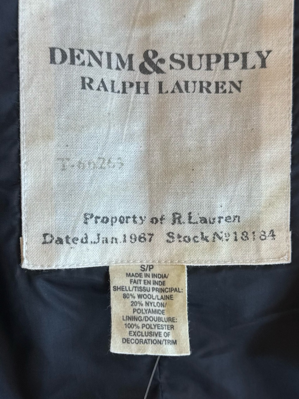 Denim & Supply Ralph Lauren Tartan Plaid Wool Military Jacket Napoleon Gold S - Picture 7 of 14